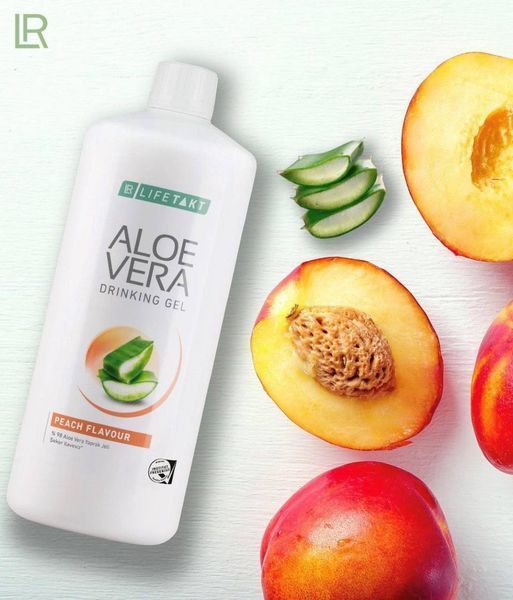 Питьевой Гель Алоэ Вера LR со вкусом персика набор 3 шт. 52373 фото