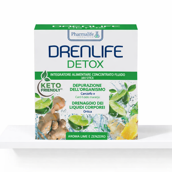 Драйн Livesta Drenlife Detox с ароматом лайма и имбиря, 30 стиков по 10 мл. 10778 фото