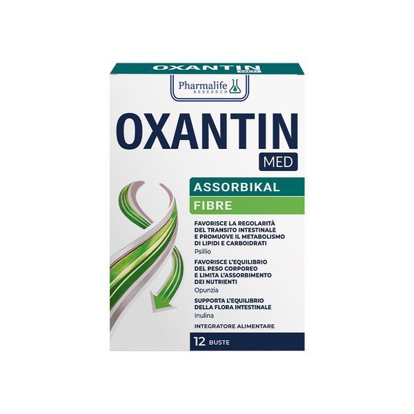 Диетическая добавка с клетчаткой для нормализации массы тела Oxantin "Абсорбция", 12 саше по 7,4 10688 фото