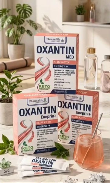 Дієтична добавка Oxantin Slim Keto "Енергія", 15 стіків по 4,5 г 4586 фото
