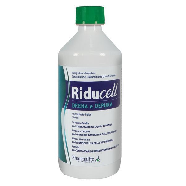Диетическая добавка для выведения излишней жидкости Riducell "Дренаж и очистка", 500 мл 10326 фото